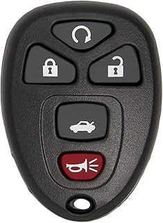 Keyless2Go New Keyless Entry Remote Start Car Key Fob for Select Vehicles That use OUC60270 OUC60221 Remote