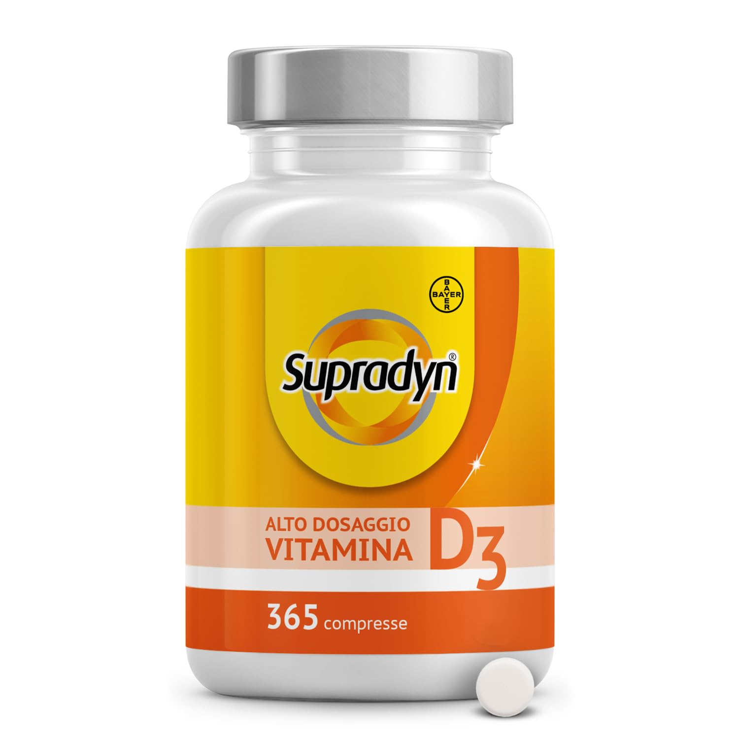 Supradyn Vitamin D3 Vitamina D per integrazione alimentare, 365 capsule