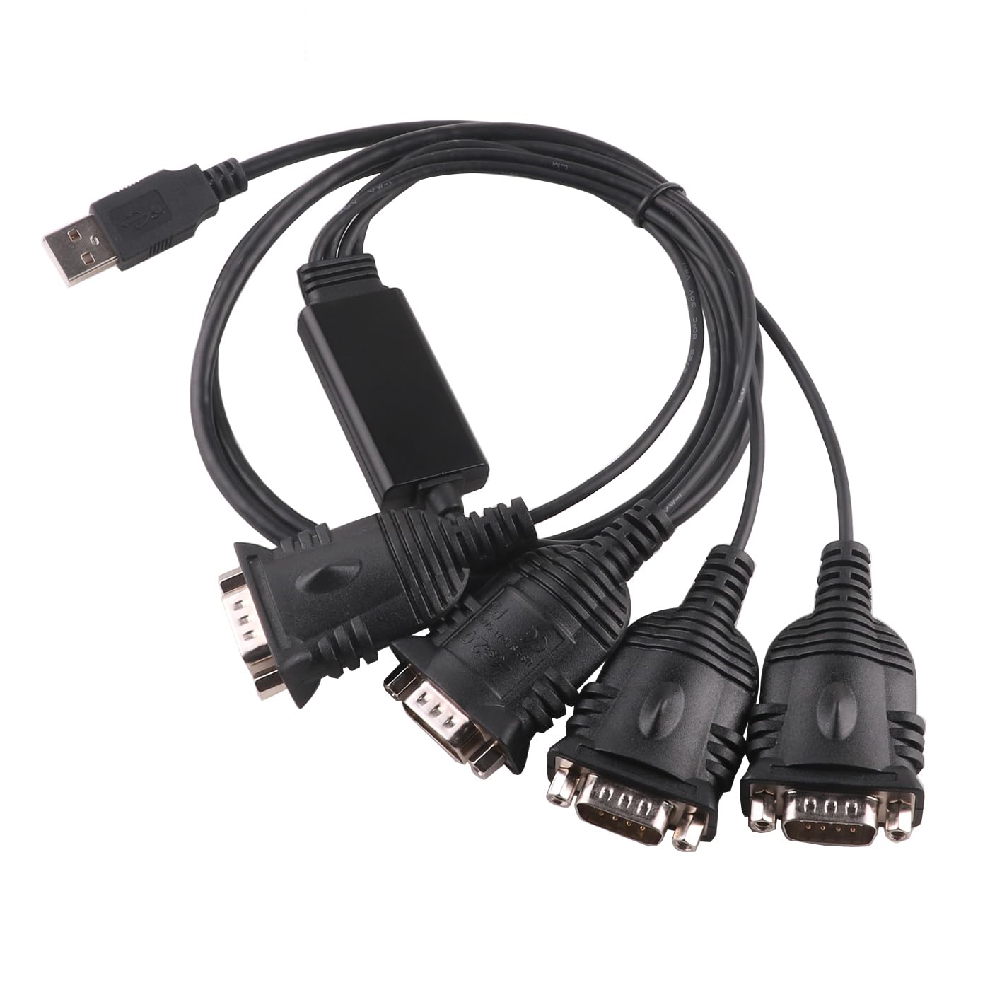 Câble adaptateur FTDI CHIP 4 ports USB vers série RS232 DB9