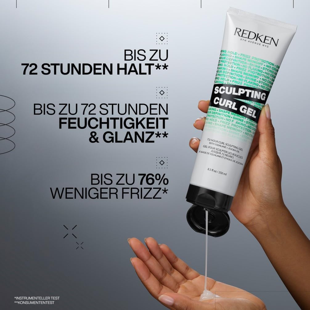 Redken Sculpting Curl Gel: Lockengel für 72h Definition & Anti-Frizz