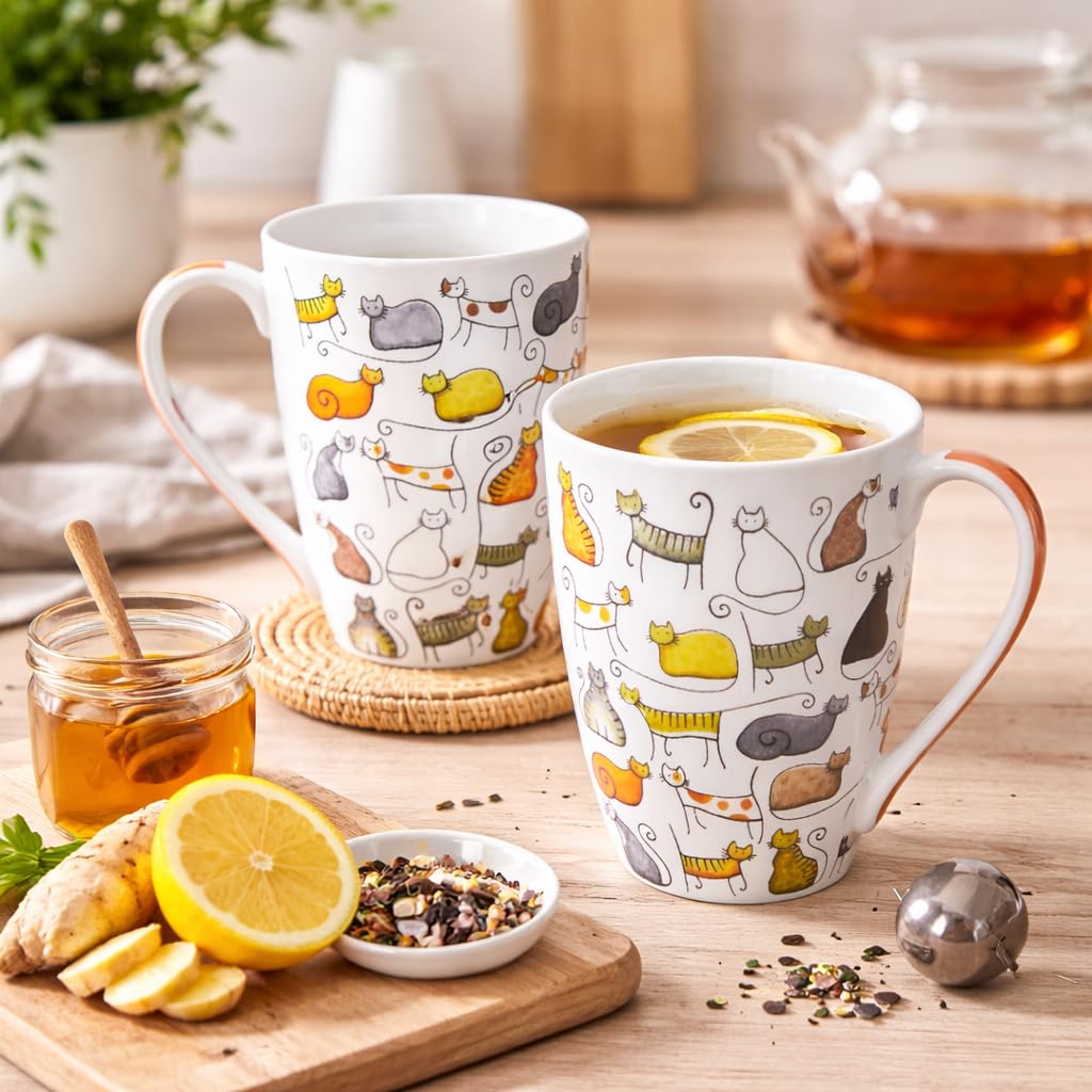 2 gobelets Dodo – Tasse à thé – Mug – Motif chats