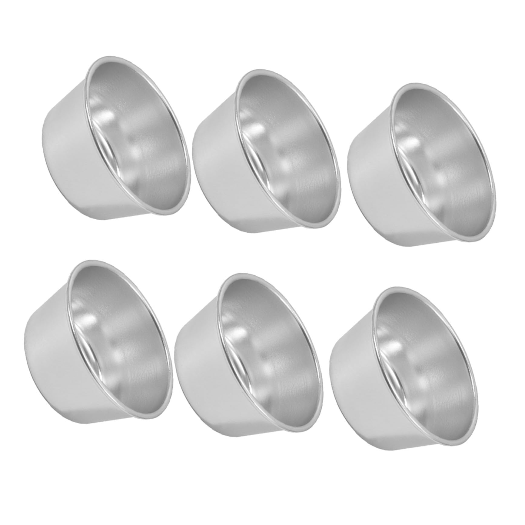 Cabilock 4 Sätze Teiliges Muffin Und Puddingformen Wiederverwendbare Backformen Antihaftbeschichtet Für Muffins Eier Pudding Und Desserts Für Zuhause Und Gastronomie 6 Stück * 4