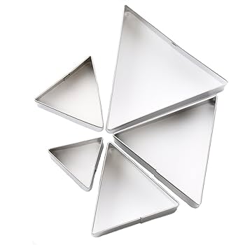 Amazon.co.jp: クッキー型 三角形 ステンレス製 抜き型 クッキー