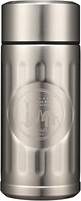 Amazon シービージャパン 水筒 シルバー 0ml 直飲み ステンレス ボトル 真空 断熱 カフア コーヒー ボトル Qahwa 水筒 マグボトル オンライン通販