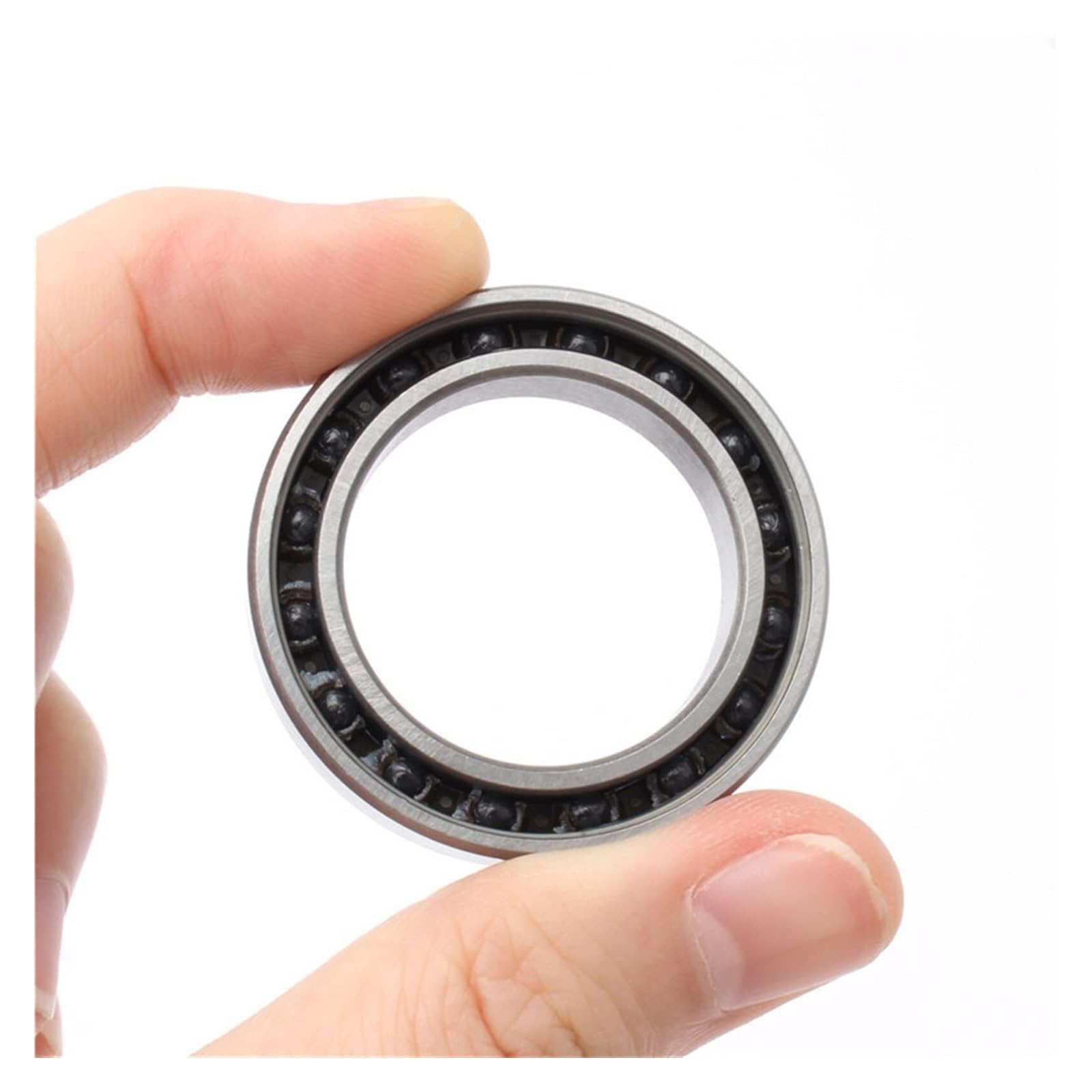 2 uds 6802 2RS CB rodamiento de Bolas de cerámica híbrido de Acero Inoxidable 15X24X5mm rodamiento de Bolas de cerámica 6802RS