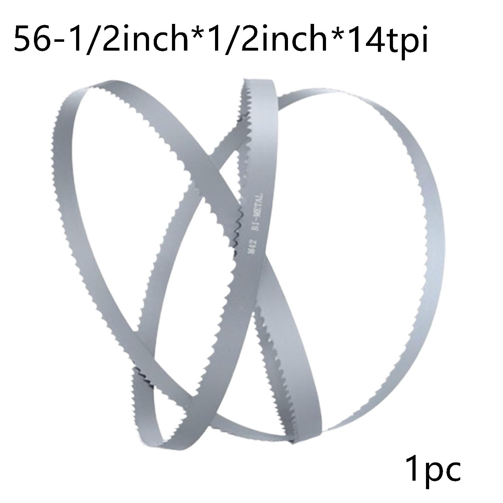 Brzeszczoty do pił taśmowych 56-1/2 cala, 1/3" x 14, bimetaliczne brzeszczoty do pił taśmowych M42, wysoka twardość czerwonego bimetalu M42 1