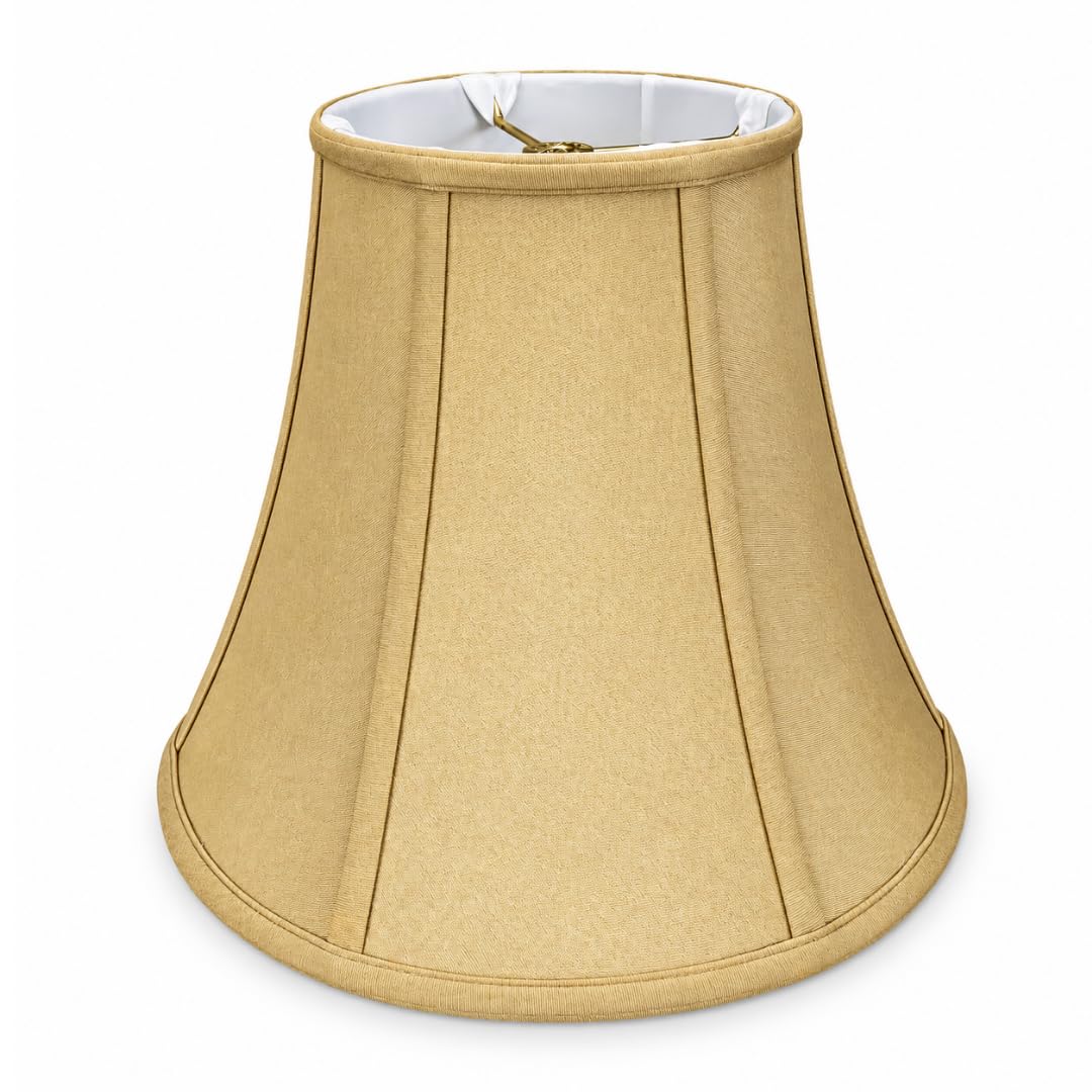 Royal Designs, Inc. BSO-704-12AGL True Bell Basic Lamp Shade, 6.5 x 12 x 10.5, Antique Gold