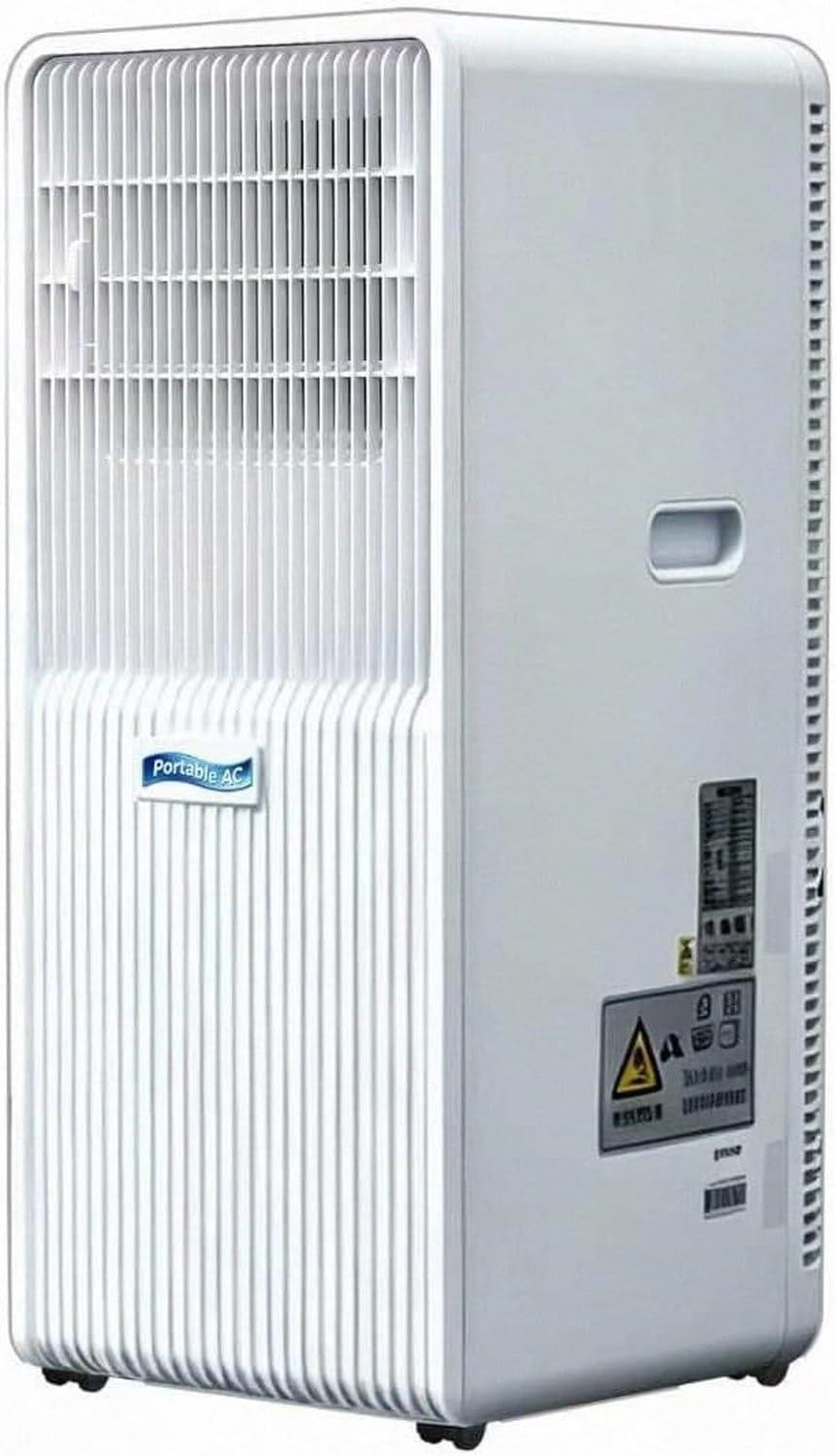 Aire Acondicionado Portátil 7000 BTU, 3-en-1 Frío, Deshumidificador y Ventilador, Enfriador de Aire Silencioso para Habitaciones hasta 20m², White, 14000BTU