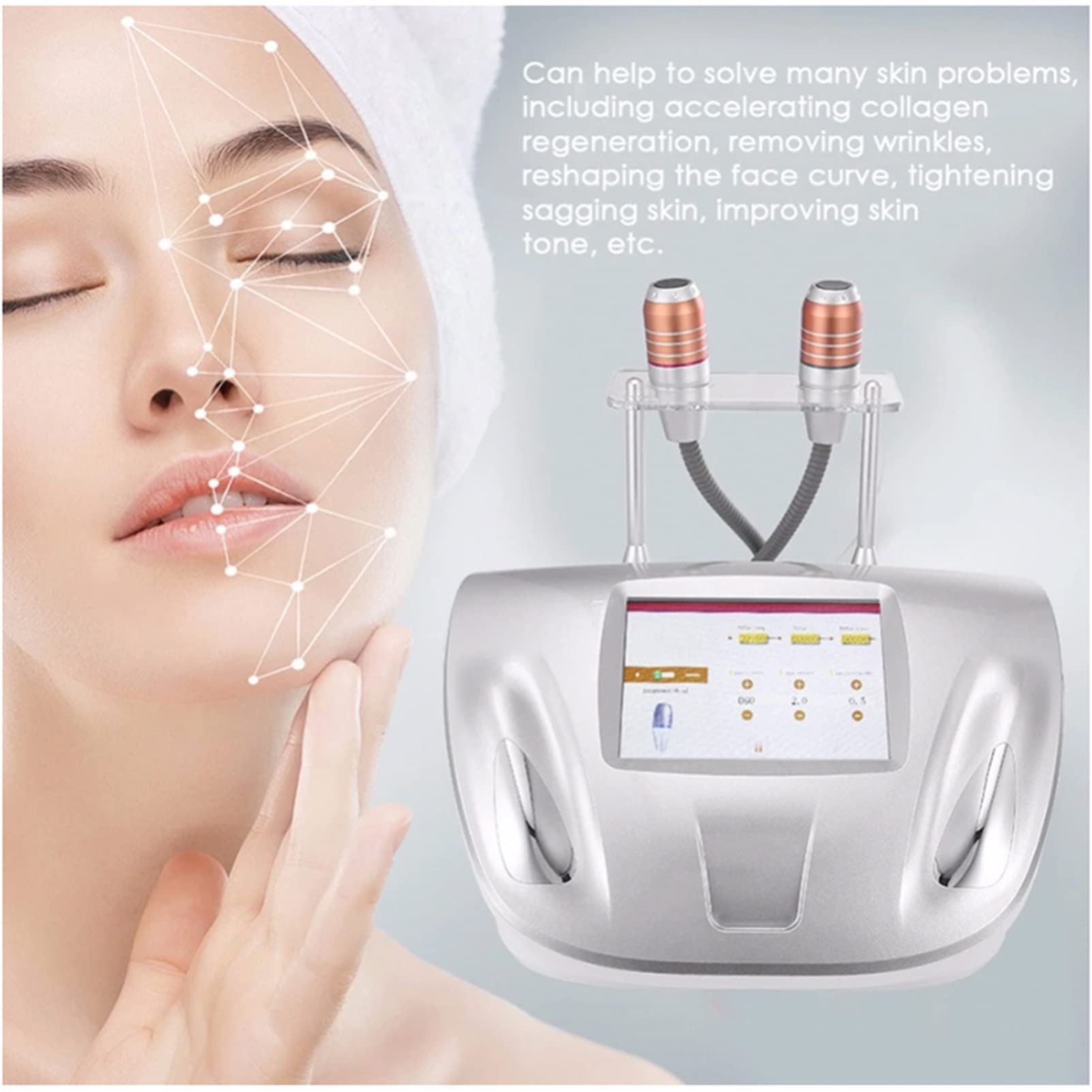 HSRG Portable VMax Hifu Machine, Facial Beauty Machine With 2
