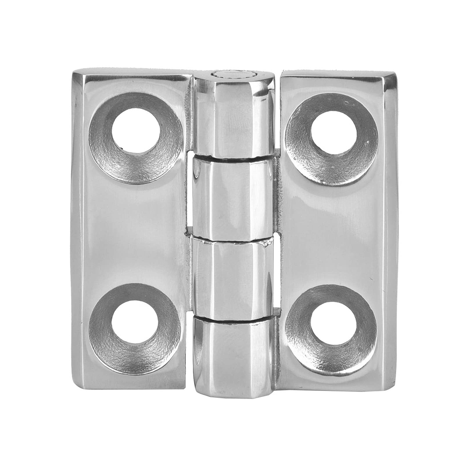 2.4in 304 Stainless Steel Door Hinge Cast Hinge Equipment Industry Marine Hinge for Camping Car, Outdoor Trailer, Yacht 60 * 60mm