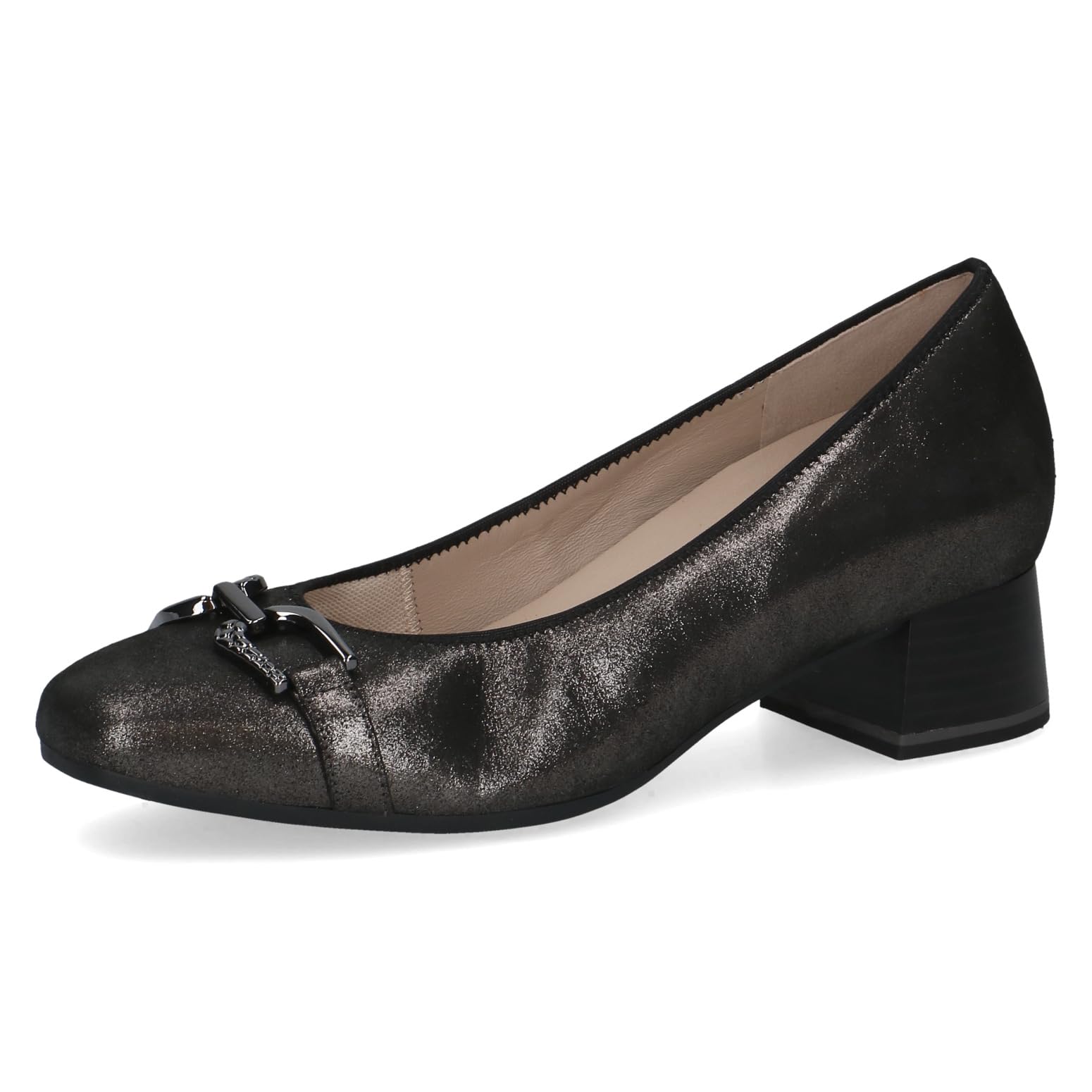 CAPRICE Comfort Damen Pumps aus Leder Mehrweite H