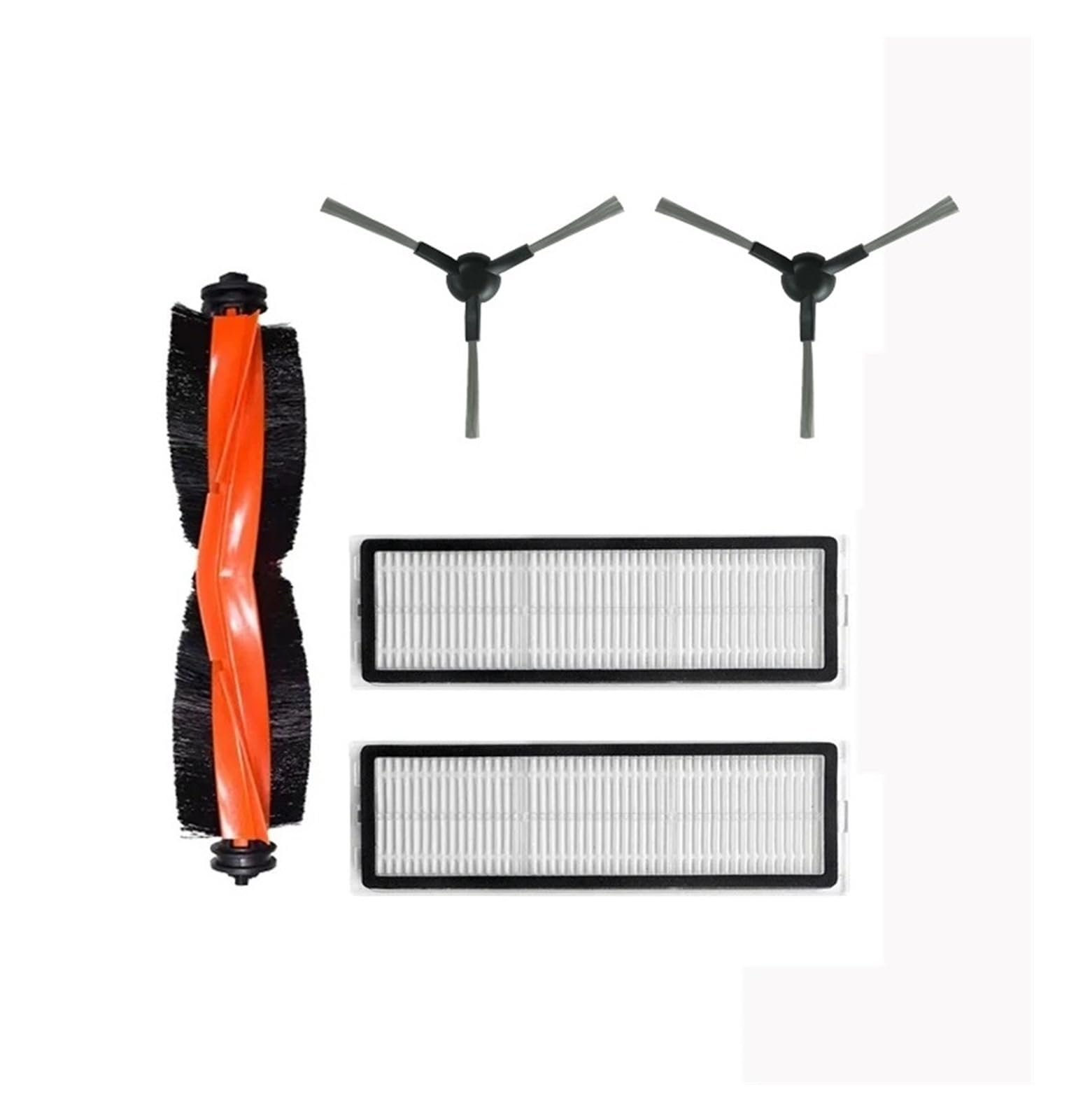 Compatible with Xiaomi Robot Vacuum Cleaner S20+ / S10 Plus / B108GL / B105 / B108CN B113CN Parts Accessories Filter Side Brush Main Mop (5PCS SET)