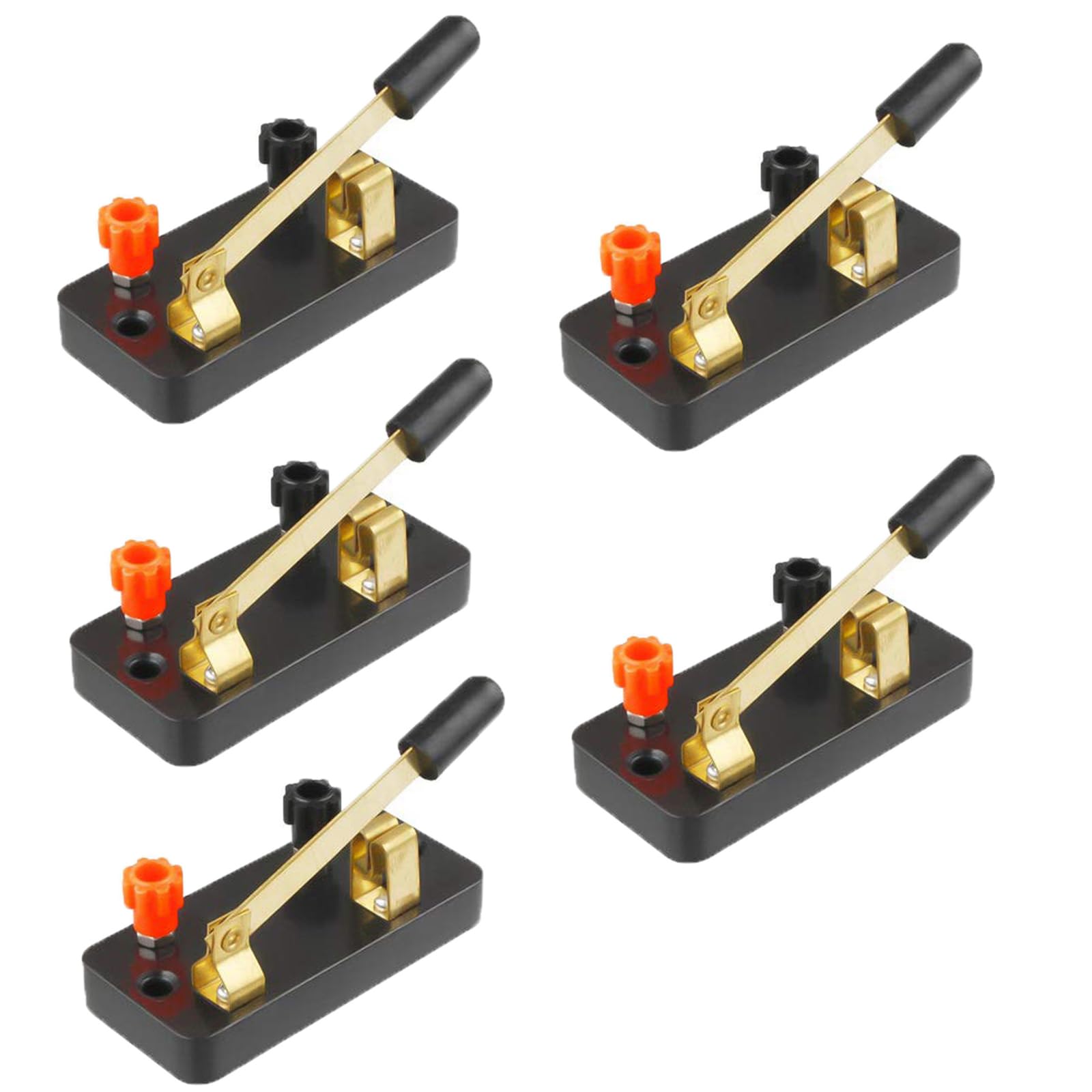 SEIWEI 5 Pcs Single Pole Knife Switch for Physics Laboratory, Educational Single Pole Single Throw (SPST) Switch, Easy to Use