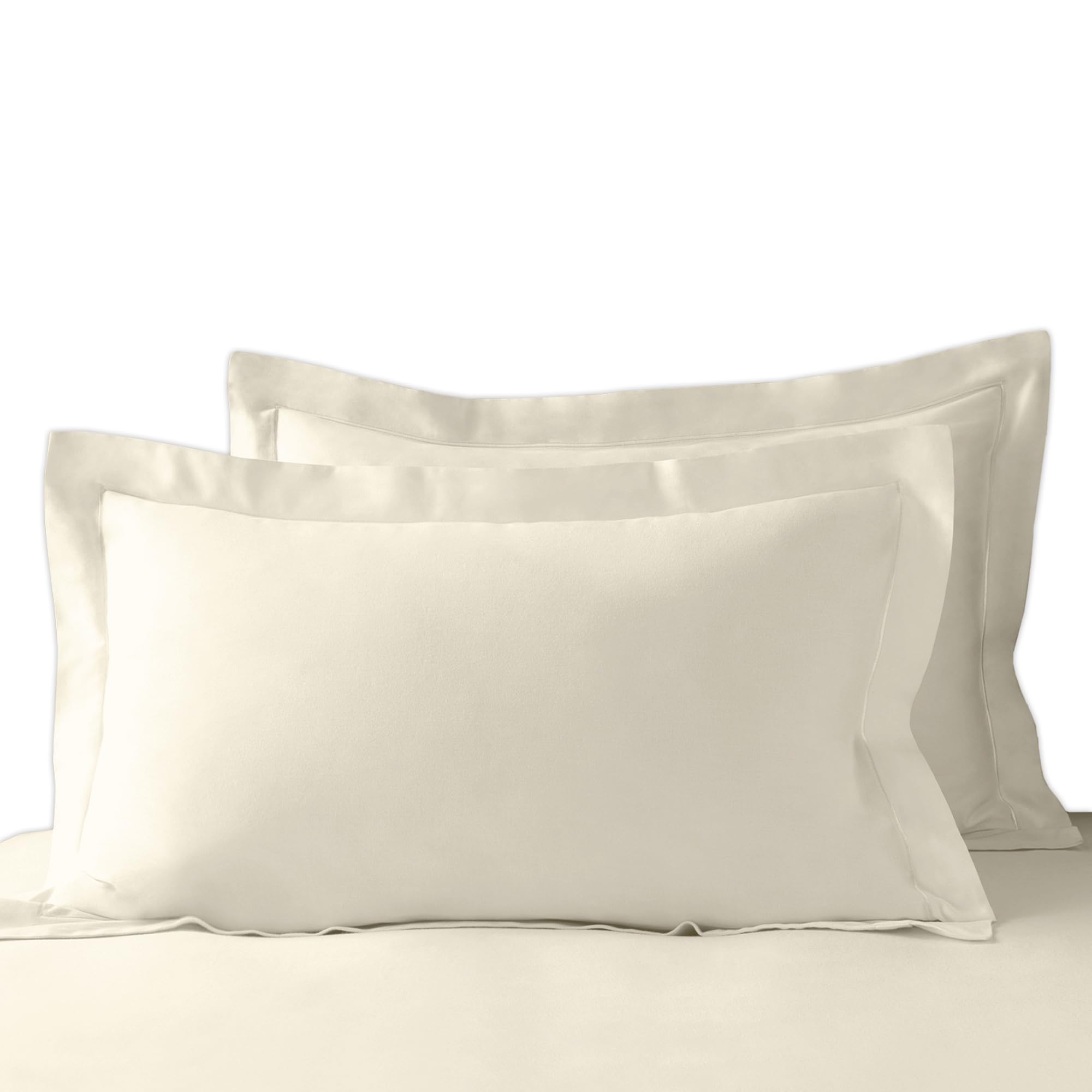 Pizuna Luxurious Cotton Emperor Size Fitted Sheets Ivory