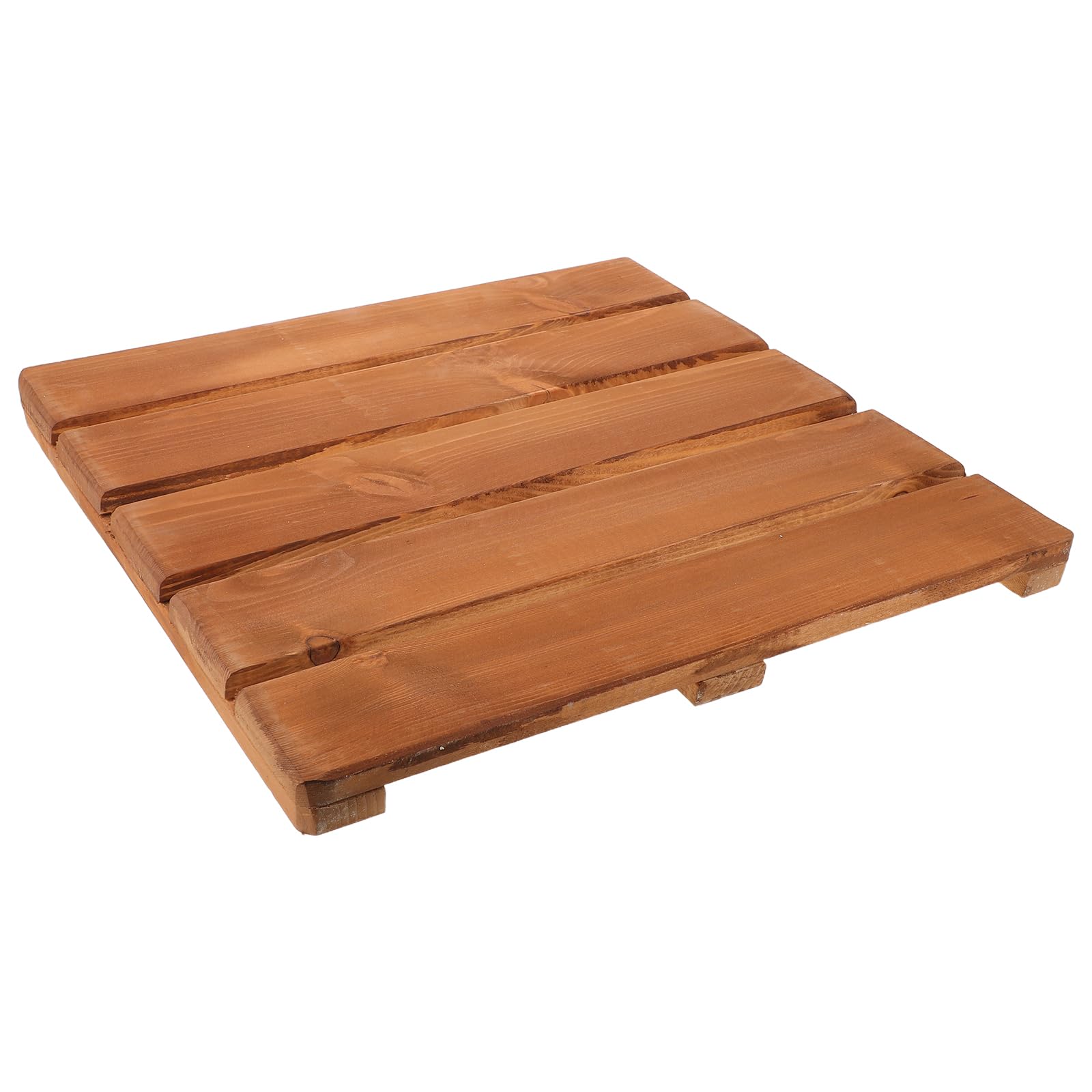 YARNOW rutschfeste Duschmatte 40cm für Sauna und Badezimmer mit Natürlichem Look und Vielseitiger Verwendung als Holzmatte für Spa und Wellnessbereiche