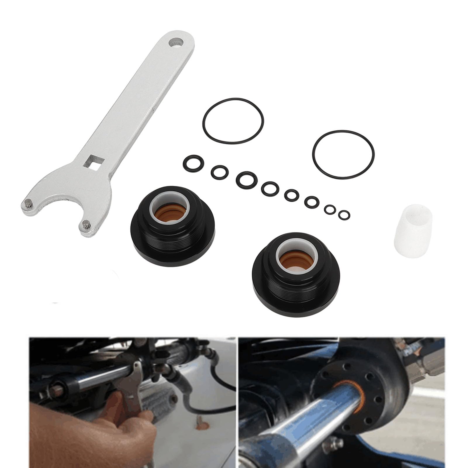 Kit Guarnizioni Cilindro Sterzo Idraulico, Kit Sterzo Idraulico Per Barca, Kit Guarnizioni Cilindro Sterzo Idraulico Montaggio Anteriore Hs5157 Set O-ring Chiave a Spillo Per Hc5340 Hc5341 Hc5342 Hc53