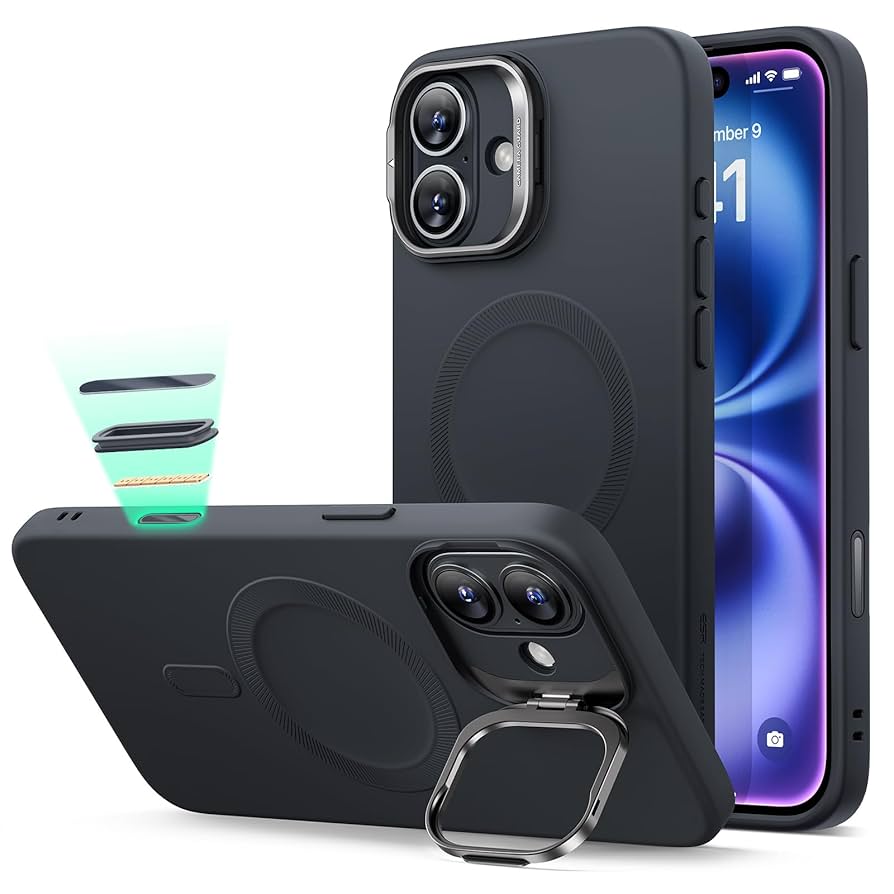 iPhone 16 128GBブラック本体+純正ケース 新品】純正互換品 iPhone16 ケースレザーケース ブラック - メルカリ