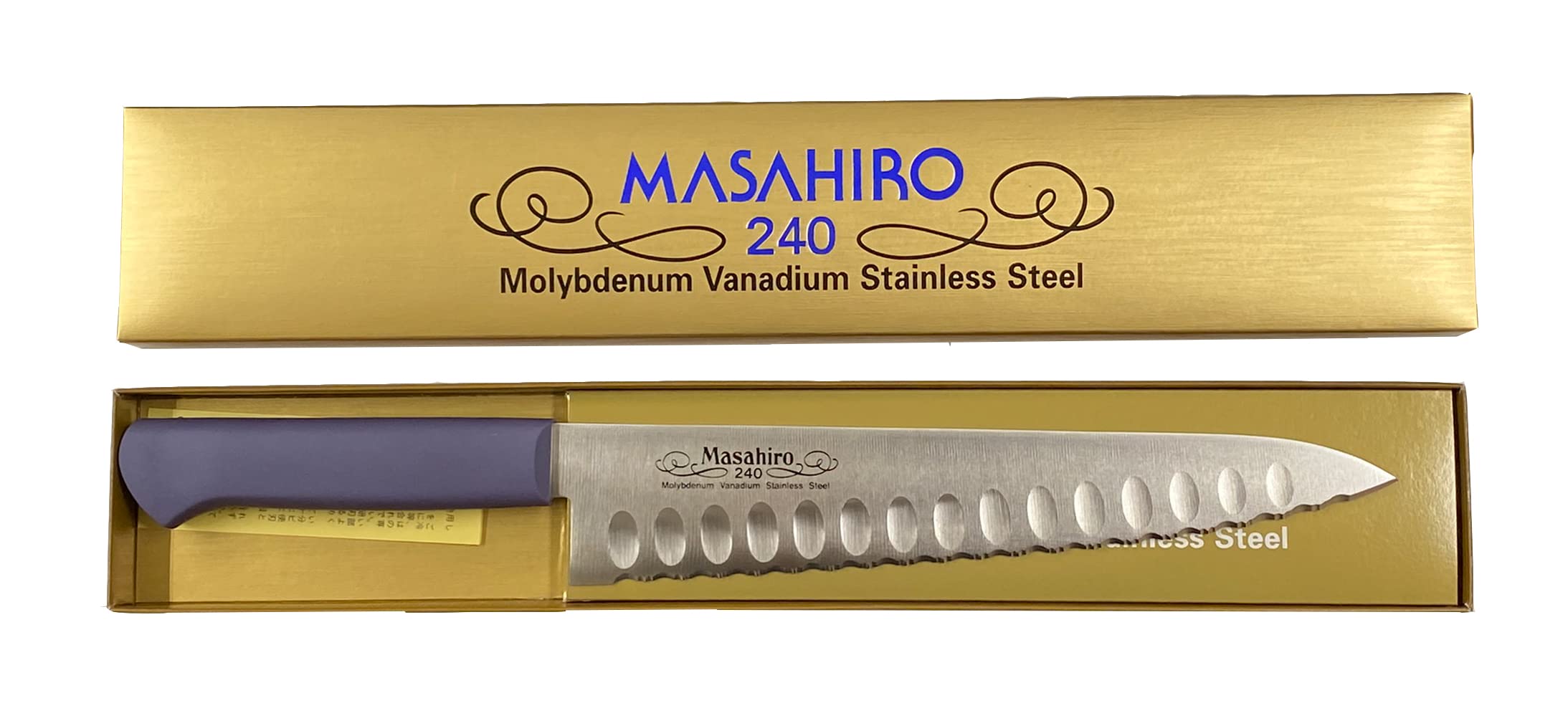 とく 包丁 波刃 ナイフ 13942 MV-P 波刃 240mm 紫 (AUM) 包丁 波刃 ナイフ