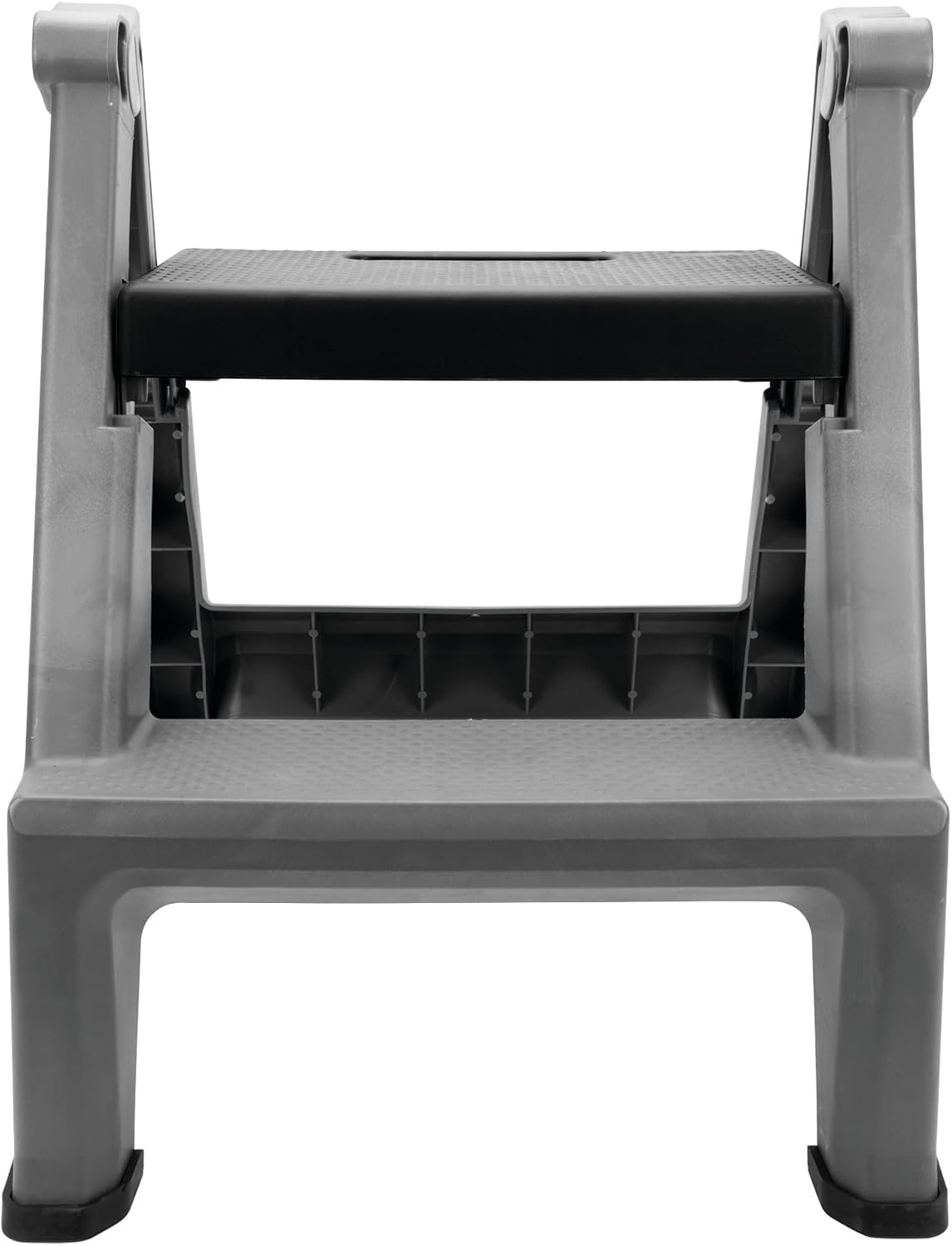 Performance Tool W85040 Heavy Duty 2-Step Folding Ladder, 300lb Weight Capacity, Slip-Resistant Tread and Compact Foldable Design for Easy Storage