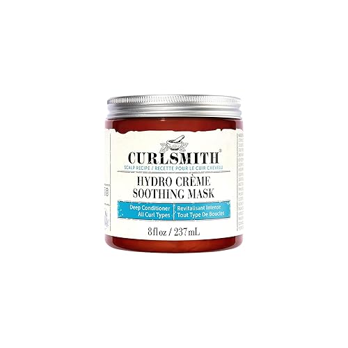 CURLSMITH - Mascarilla calmante Hydro Crème - Acondicionador profundo vegano calmante para cualquier tipo de cabello, fomenta el crecimiento (8