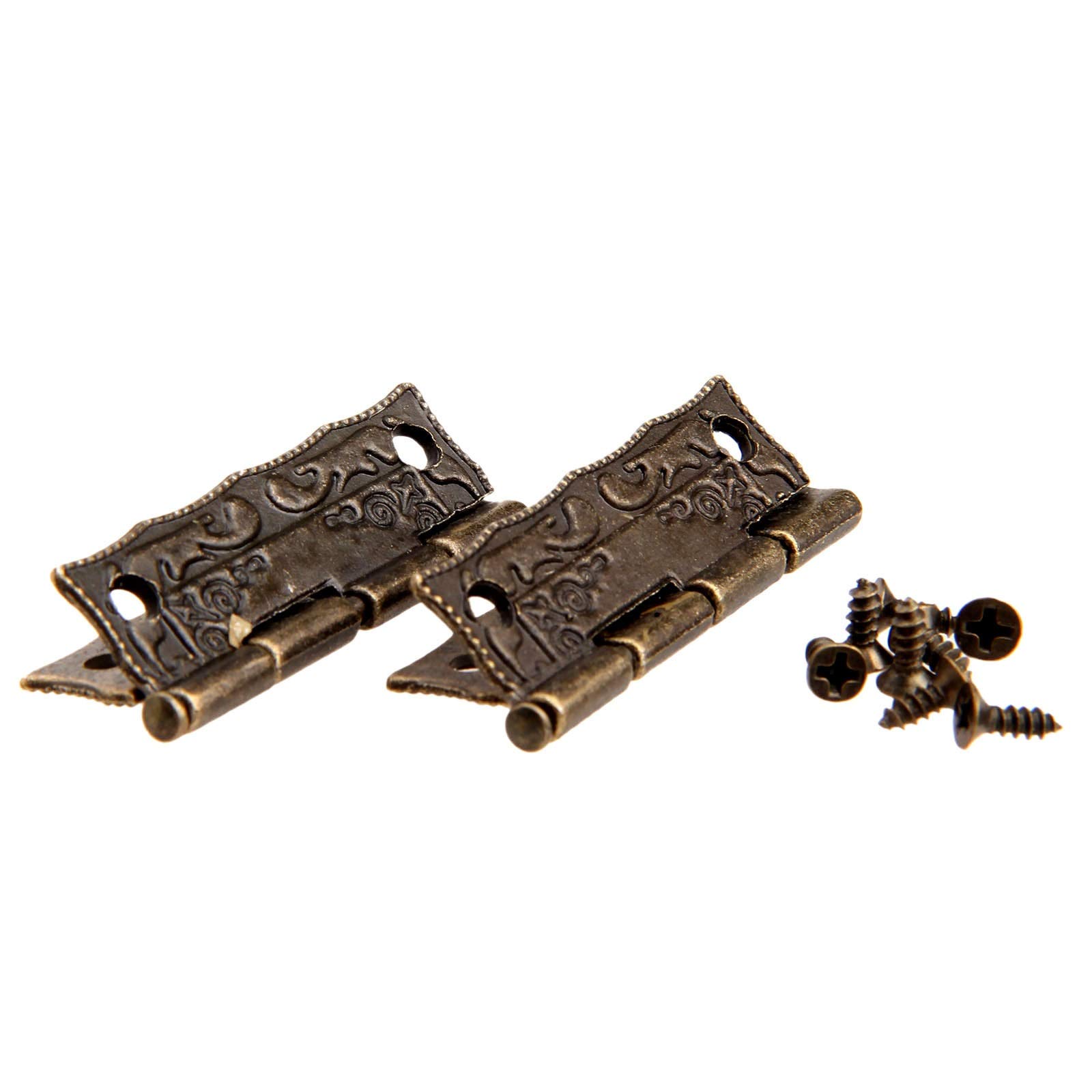 Zawiasy do drzwi retro, zawiasy z brązu retro, zawiasy do drzwi retro, zawiasy z brązu retro, 4 szt. 31mm x 57mm brąz złoto srebro Mini motyl drzwi ze stopu cynku szuflada szafki biżuteria zawiasy sty
