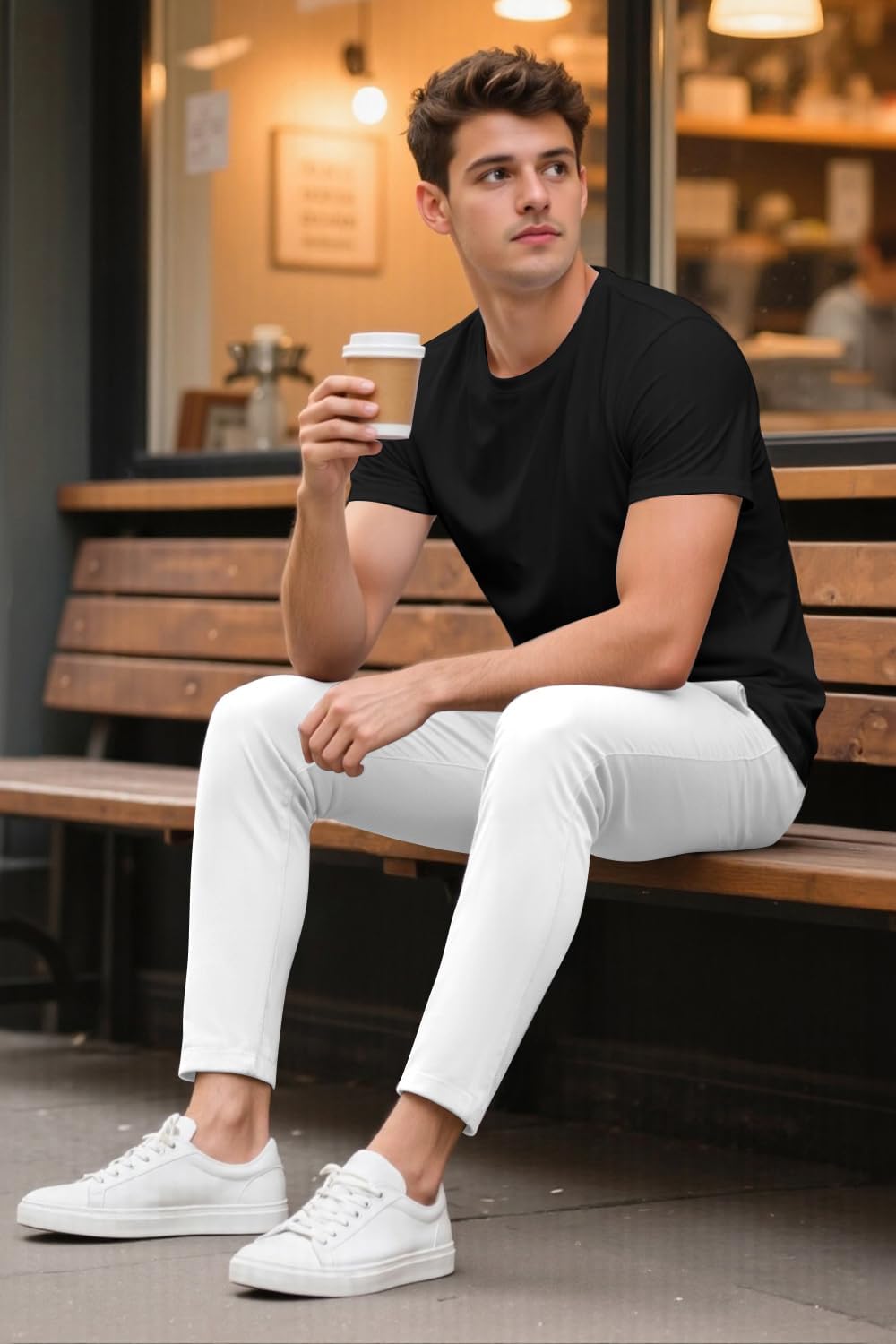 GINGTTO Mens Dress Pants Slim Fit Chino Pants for Men Formal - Image 5