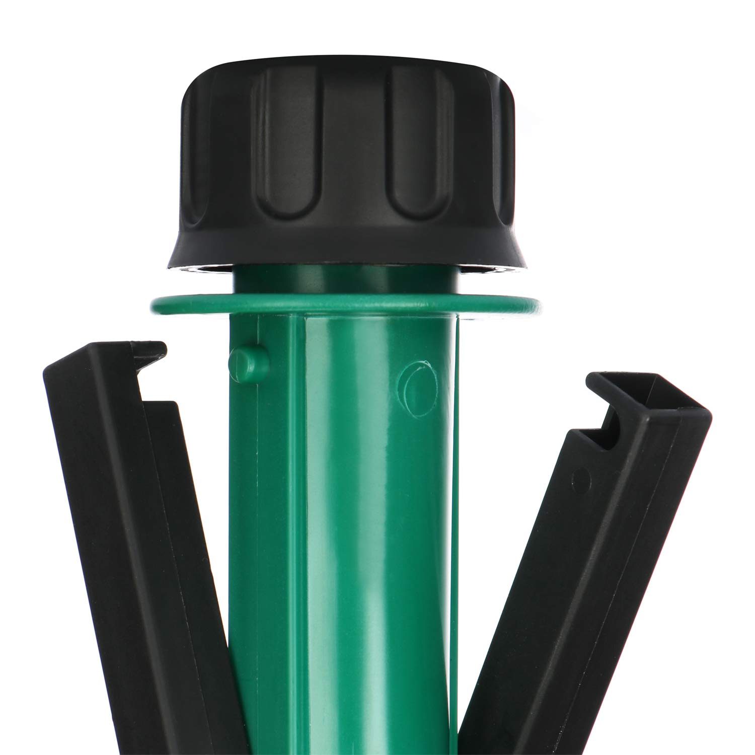 com-four® Soporte de sombrillas para atornillar, Funda de Tierra | espiga de tierra