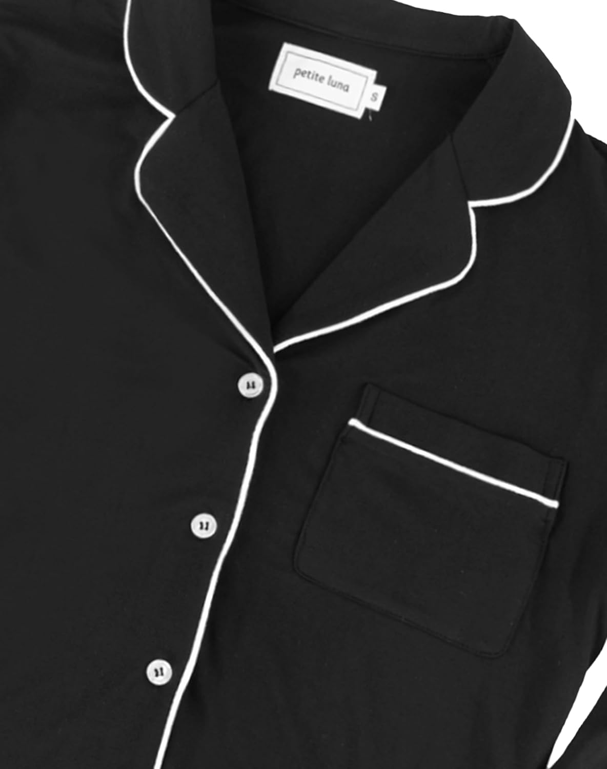 Petite Women's PREMIUM Cooling Pajamas Set - Perfect Breathable Long Sleeve PJs - True Petite Sizing XS S