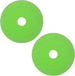 Disco de Corte Fino Diamantado Profissional para Vidro Espelho Porcelanato Cerâmica Mármore Kit 2 Unidades Multifuncional para Esmerilhadeira