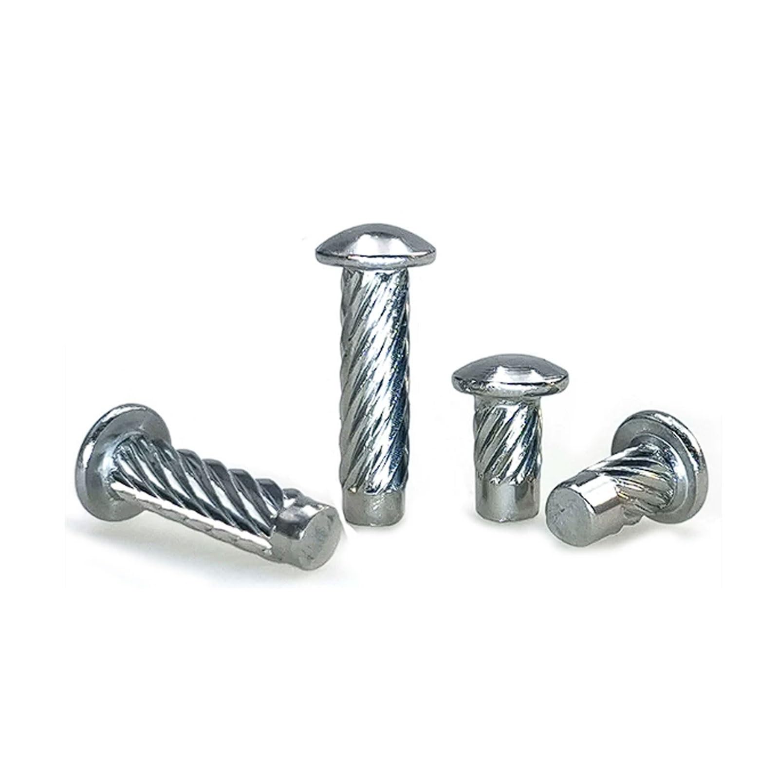 Yuaeb Biao Boutique Shop Uk One Color 304 Stainless Steel Knurled Nameplate Rivets, Shank For And Trademark Fastening(M2x3 (200 Pieces))