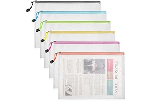 A3 Clear Mesh Zipper Bags: Organization Essentials for Busy Individuals