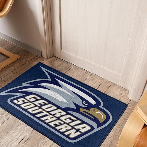 Miniatura 7 de Campus Lab Georgia Southern University - Tapete antideslizante para interiores, marca primaria de 20 x 31.5 pulgadas, tapete para entrada