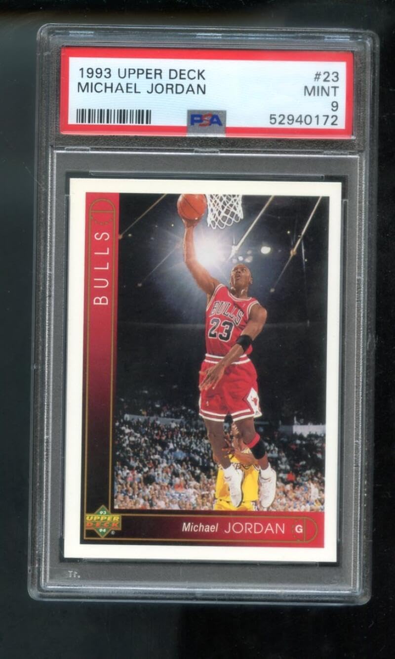 1993-94 Upper Deck #23 Michael Jordan PSA 9 Graded Basketball Card NBA Chicago Bulls 1993 1994 MINT