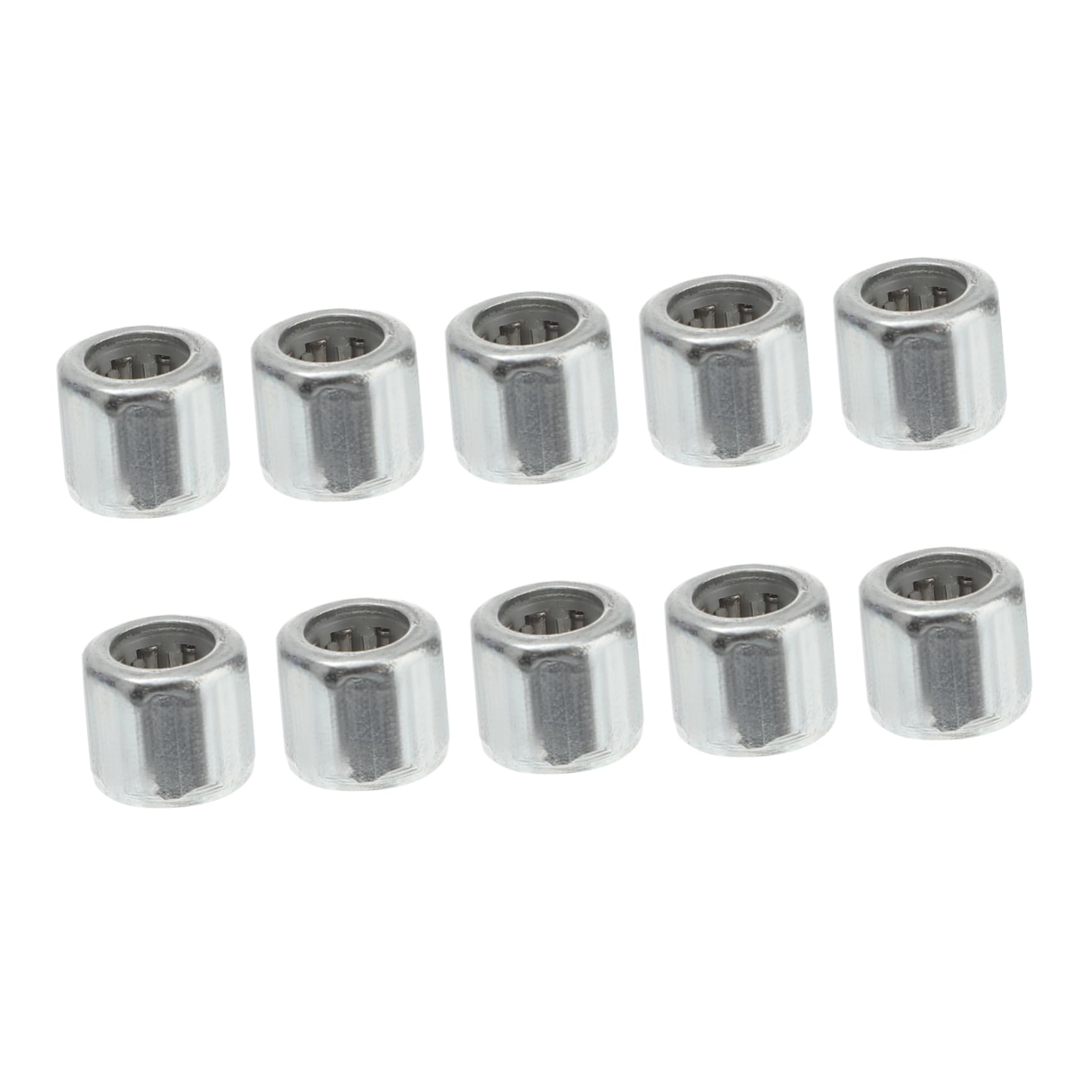 VILLFUL 10pcs Hf081412 Bearing High Load Bearing Thrust Bearings Thrust Needle Roller Bearings One Way Roller Bearing Mop Bearing Bearings Thrust Needle Bearing Silver Stainless Steel