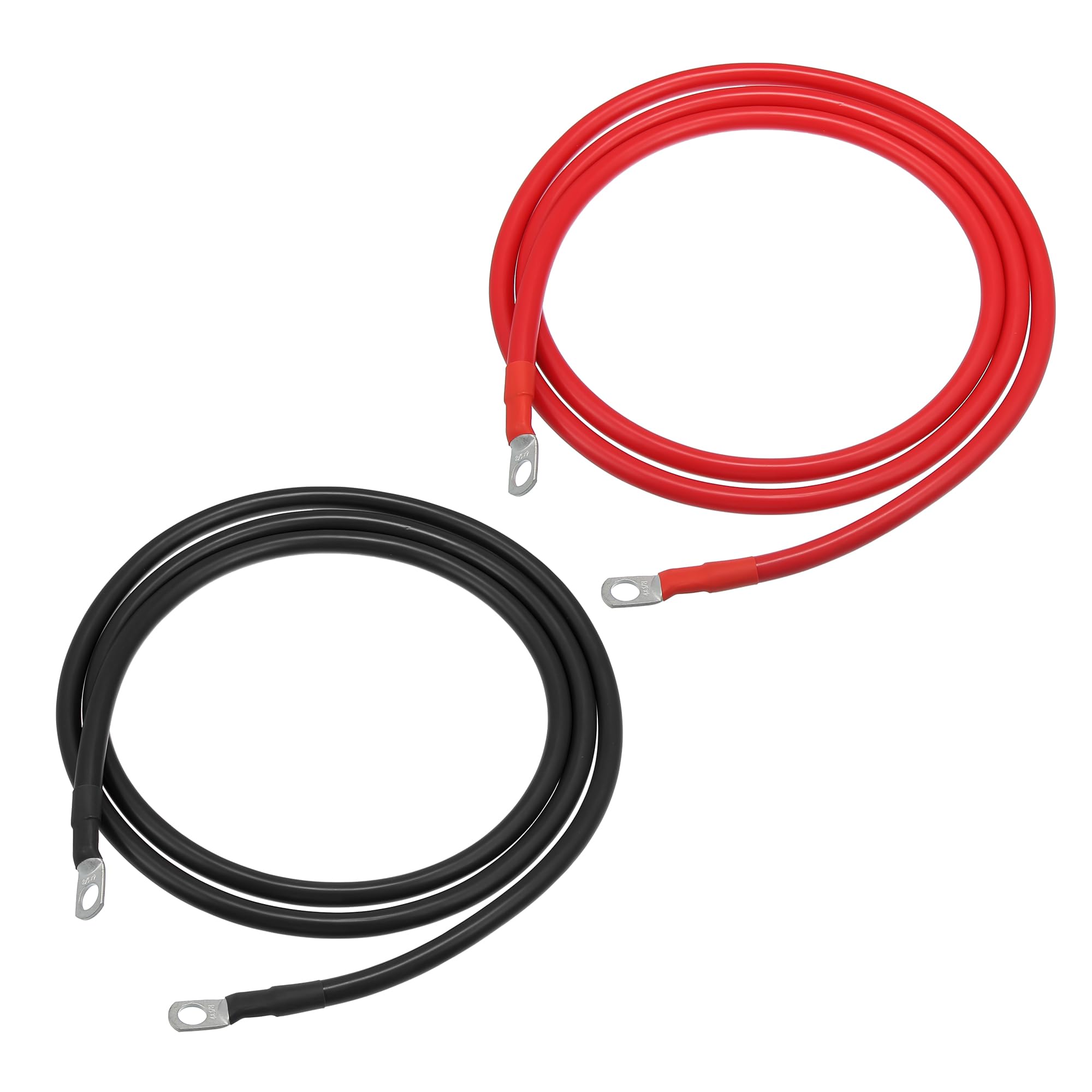 A ABSOPRO Cavi Inverter Batteria 1 Coppia 4 AWG 6ft 3/8" per Auto