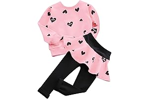 Adorable and Cute Toddler Girl's Valentine's Day Outfit
