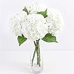 3 Pcs Real Touch Hydrangea Artificial Flowers, 21