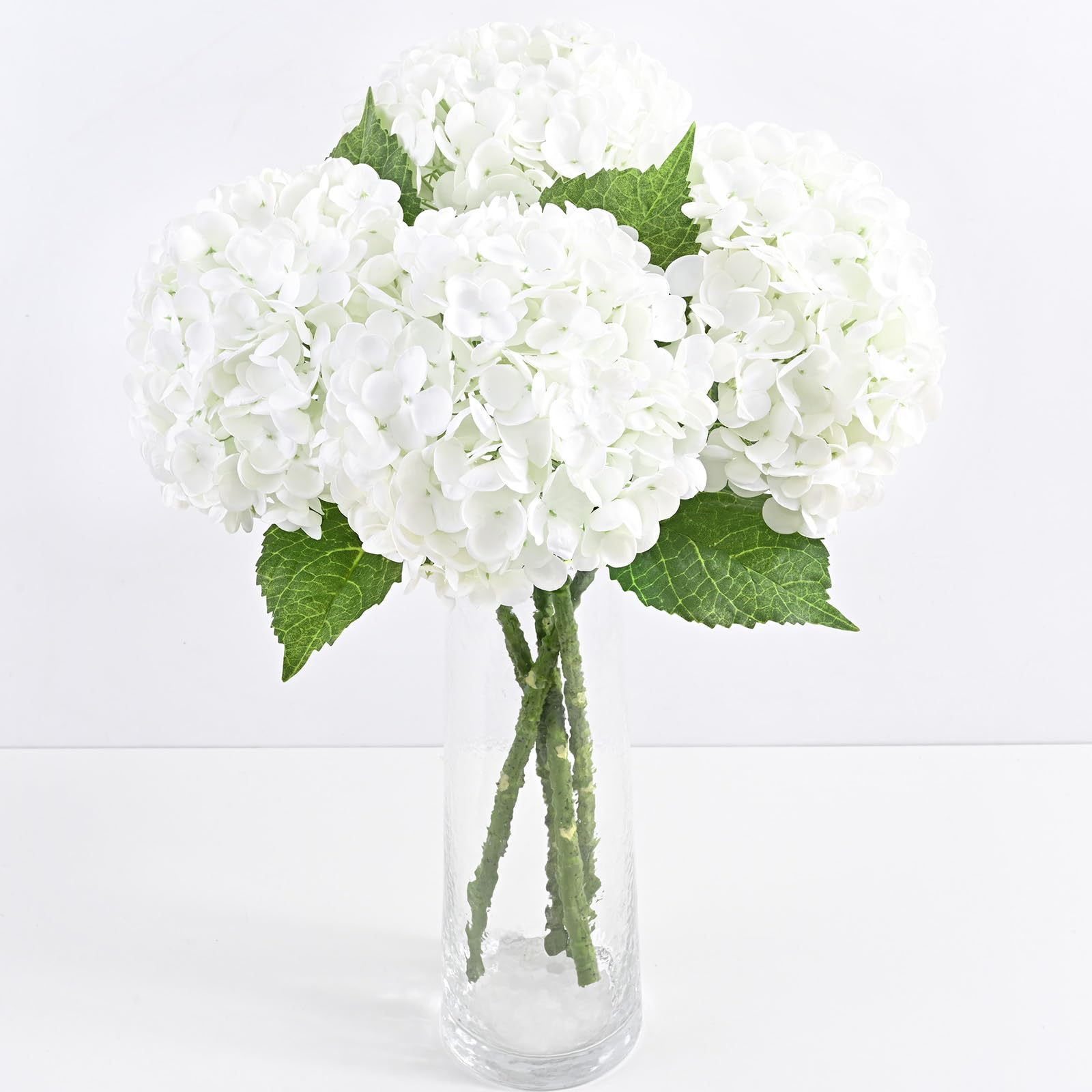 Hydrangea4936　0901 Amazon.com: 3 Pcs Real Touch Hydrangea Artificial Flowers