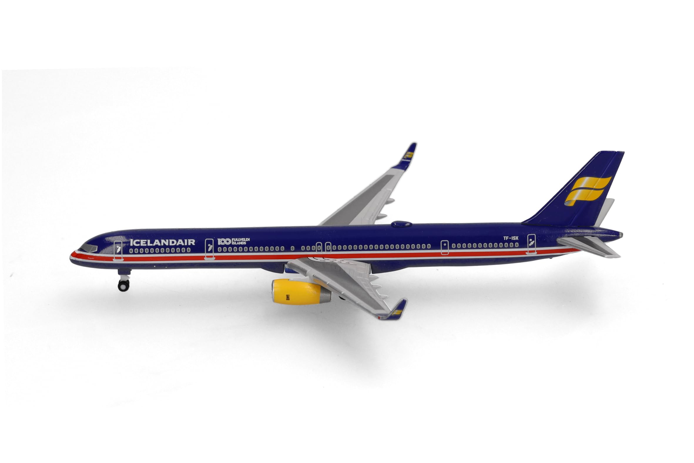 超メルカリ市限定価格 Icelandair AIRCRAFTOFTHEWORLD Herpa Icelandair Boeing 757-300 100 Years Icelandic Independence