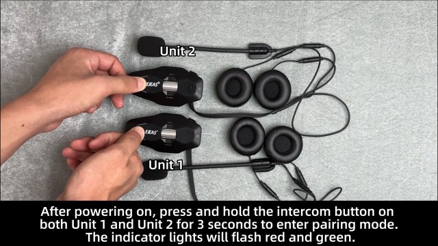 Amazon.com: EJEAS X10 Bluetooth Mesh Helmet Intercom Headset Black