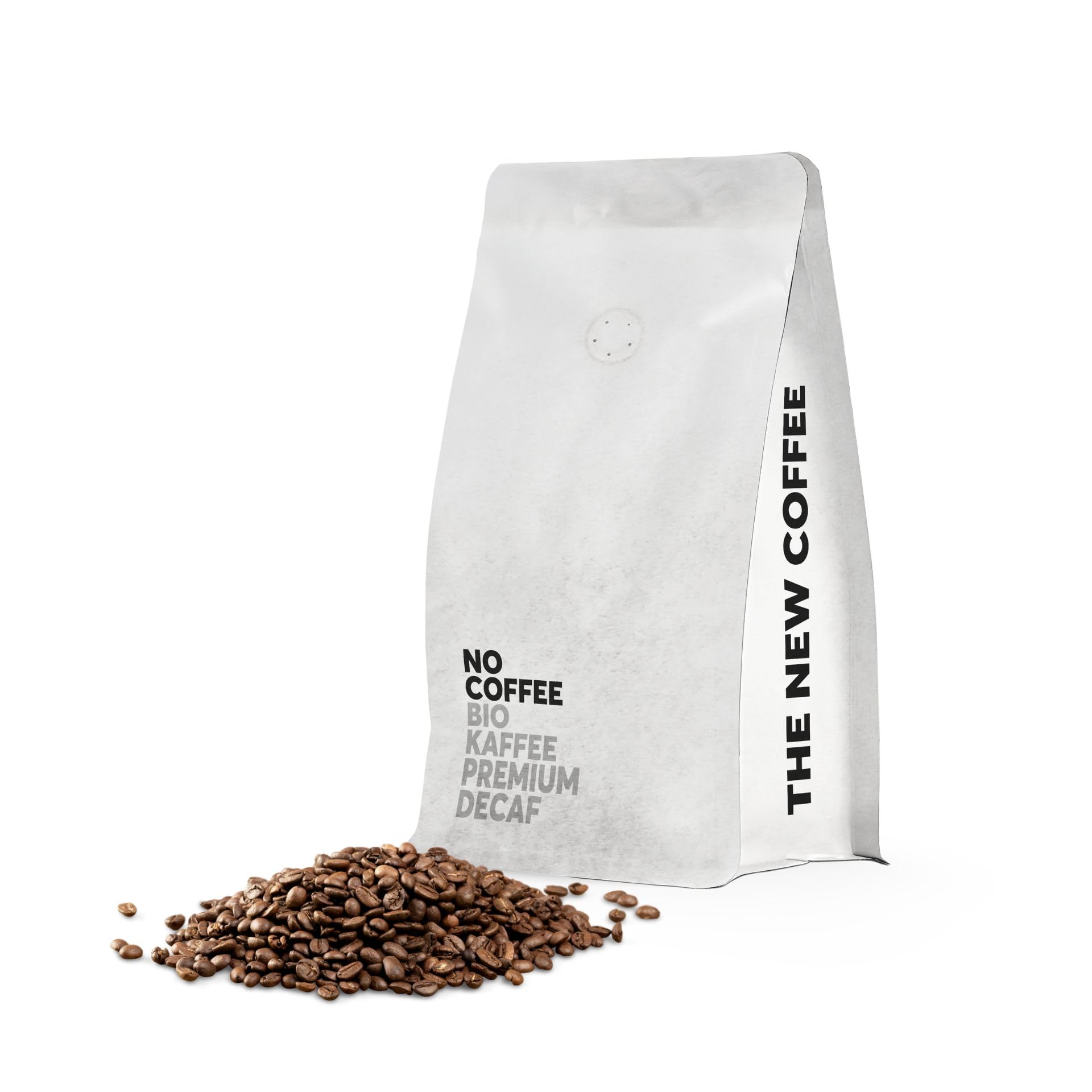No Coffee® – Premium Decaf Coffee Bio (ganze Bohnen ohne Koffein, 500g) | Mit Wasser entkoffeinierte Kaffeebohnen | Koffeinfreier Kaffee schmeckt wie dein Lieblingskaffee | Kaffeebohnen koffeinfrei