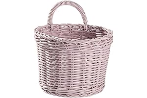 Pink Hanging Storage Basket: Elevating Your Decor with Grace and Functionality