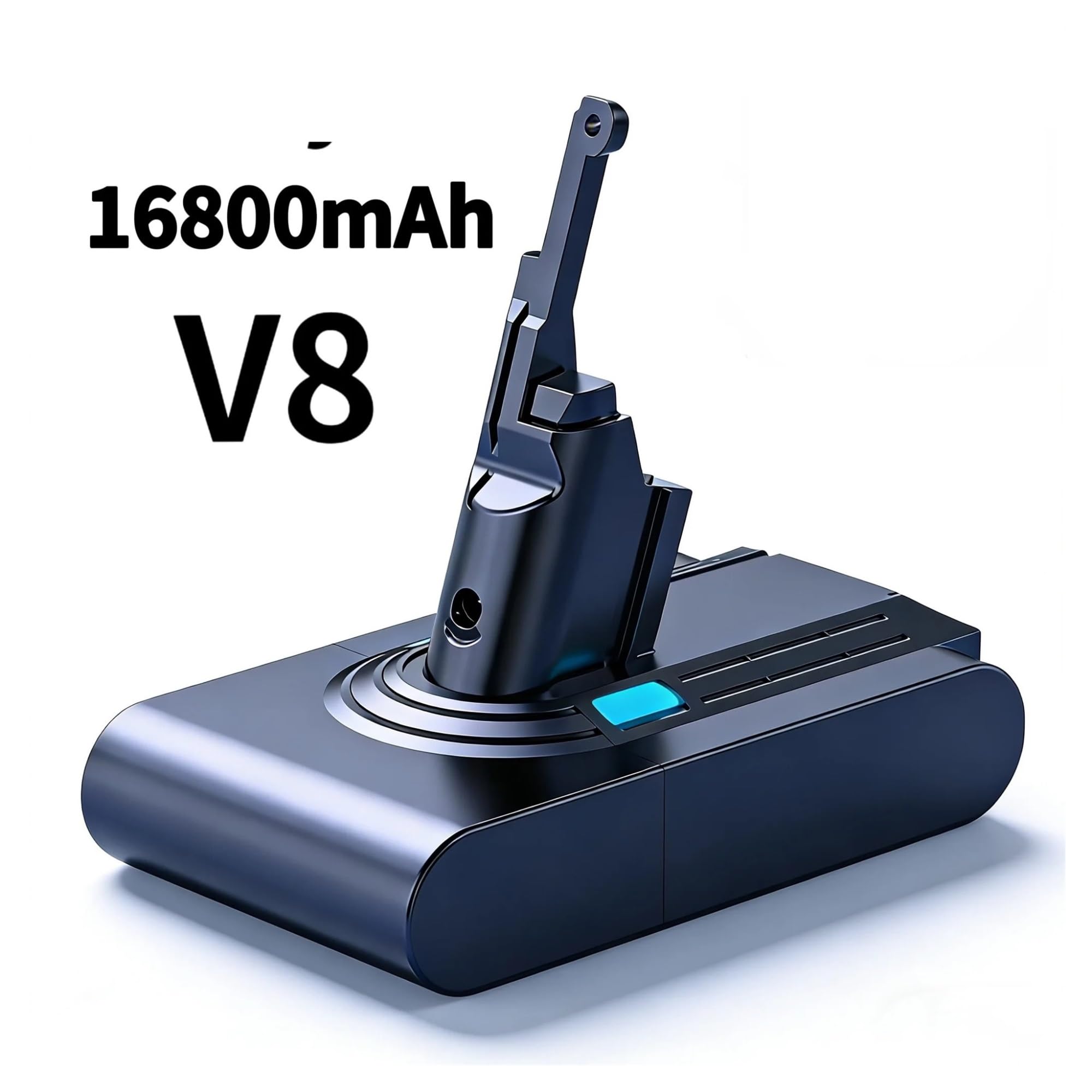 Batterie de remplacement haute capacité 21.6V 16800mAh, Compatible for aspirateur à main Dyson, V8 Absolute SV10(1pcs)