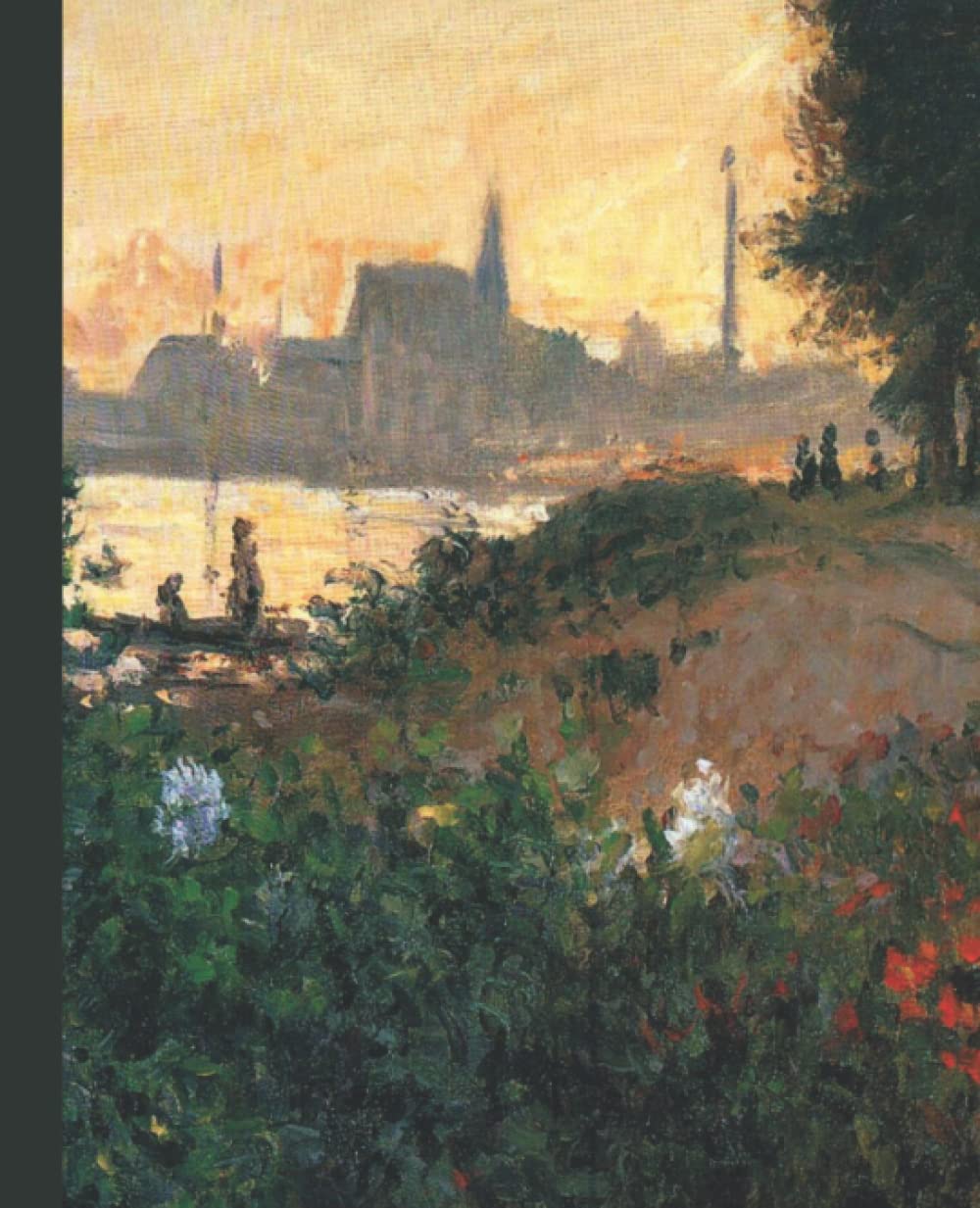 Cahier de notes Claude Monet fleurs d'Argenteuil pour étudiant et bureau