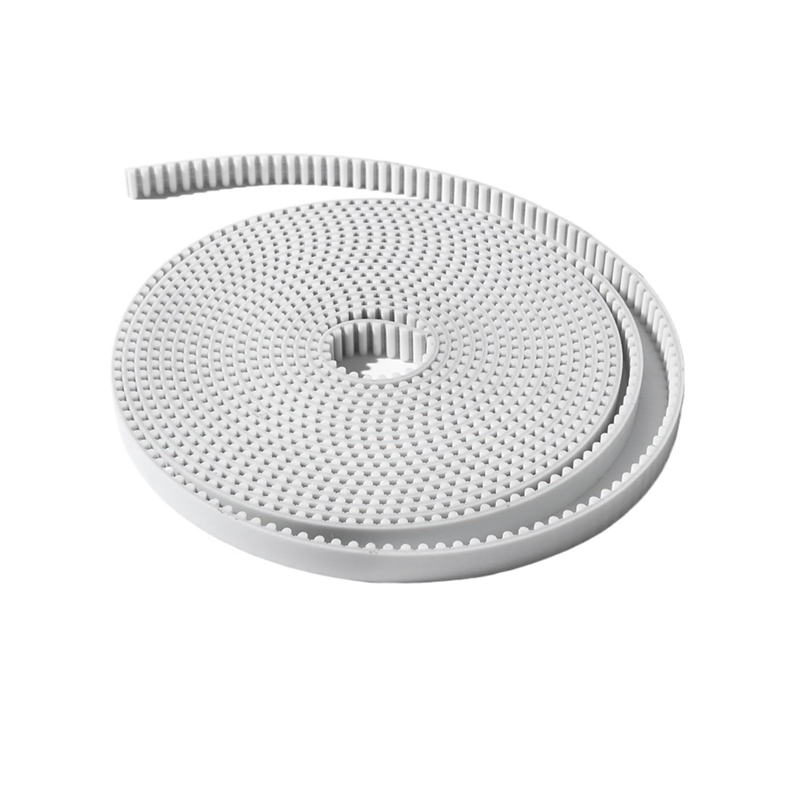 Courroie de distribution ouverte HTD 5M en PU blanc avec câble acier pour CNC