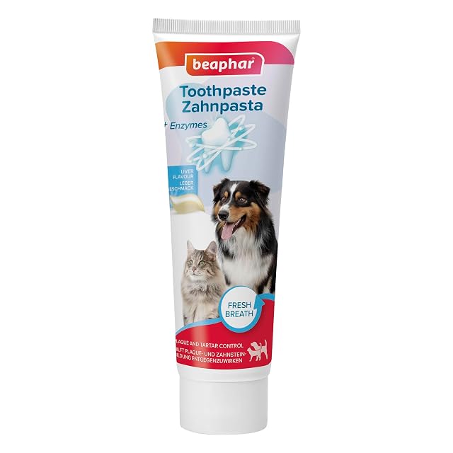 Beaphar Pasta de dientes - para perros y gatos - con sabor a hígado - 100 g