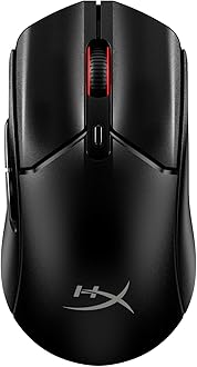 HyperX Puslefire Haste 2 Core Wireless Gaming Mouse for PC Lightweight 71g 100 Hours Dual Wireless (2.4GHz / Bluetooth) HyperX Sensor 12000DPI Black 8R2E6AA