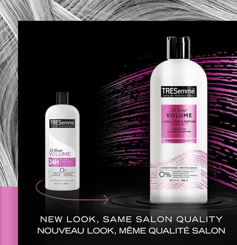 Miniatura 4 de TRESemme - Paquete de champú de 28 onzas con acondicionador TRESemme de 28 onzas con juego de peine clásico Premium Lux Details (volumen