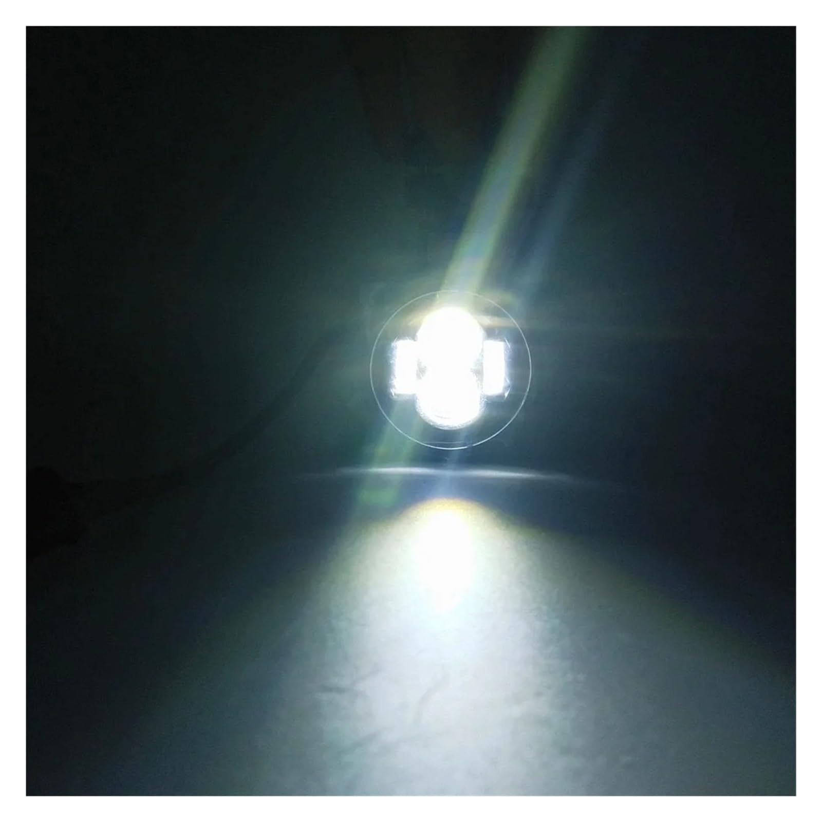 Fari Universali Per Moto Lente Per Proiettore A LED Per Fendinebbia Luci Guida Per Faretti Per Lampade Ausiliarie Fari Per Motociclette(White light)