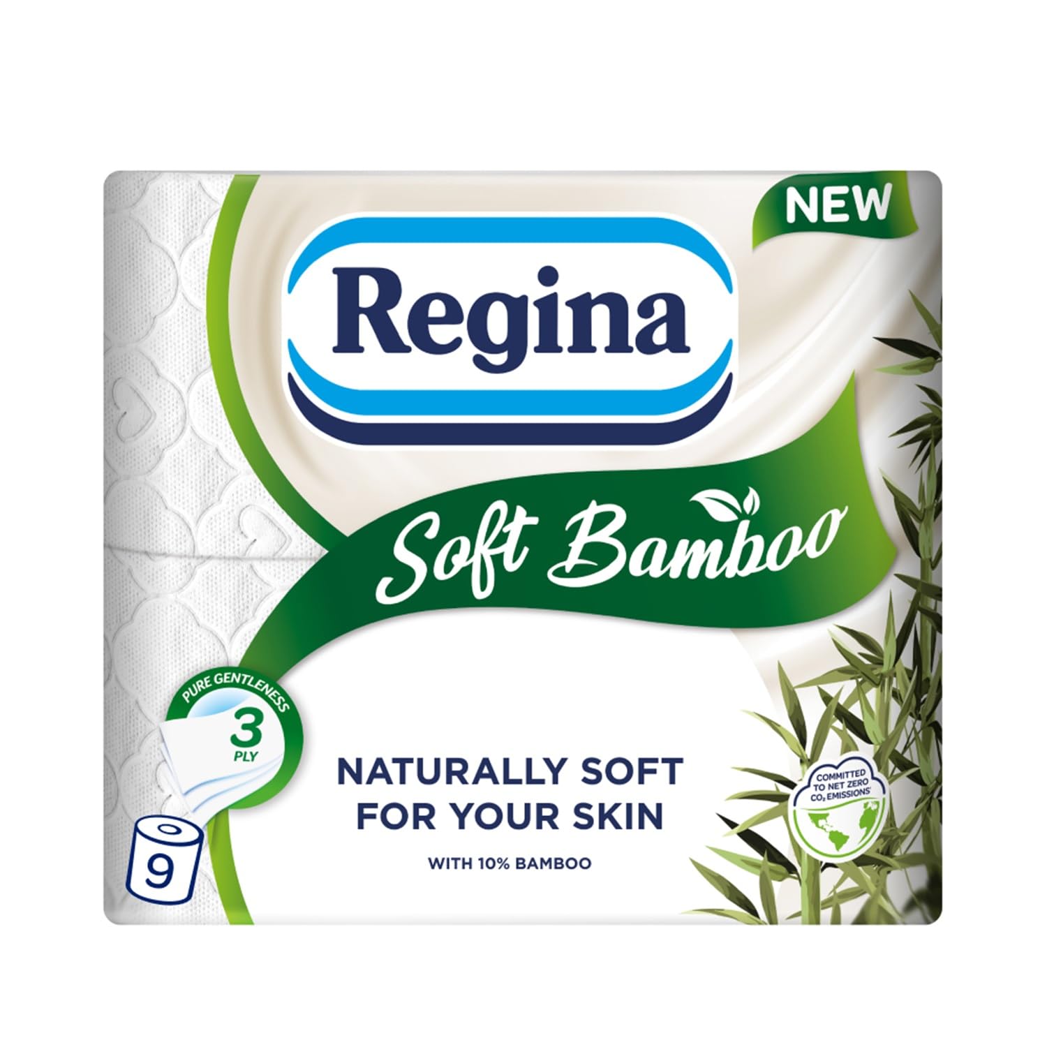Regina Soft Bamboo Toilet Paper 3Ply 1102201 Pack Of 9
